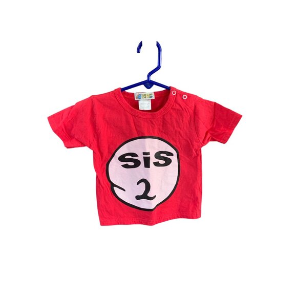 Key West Kids Wear Infant Girls Baby Size 18 24 months Red Short Sleeve Tshirt T - Picture 1 of 3